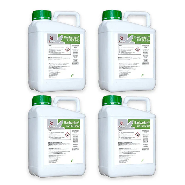 Désherbant BARBARIAN 4X5L Herbicide Glyphosate 1 Désherbant BARBARIAN 4X5L Herbicide Glyphosate